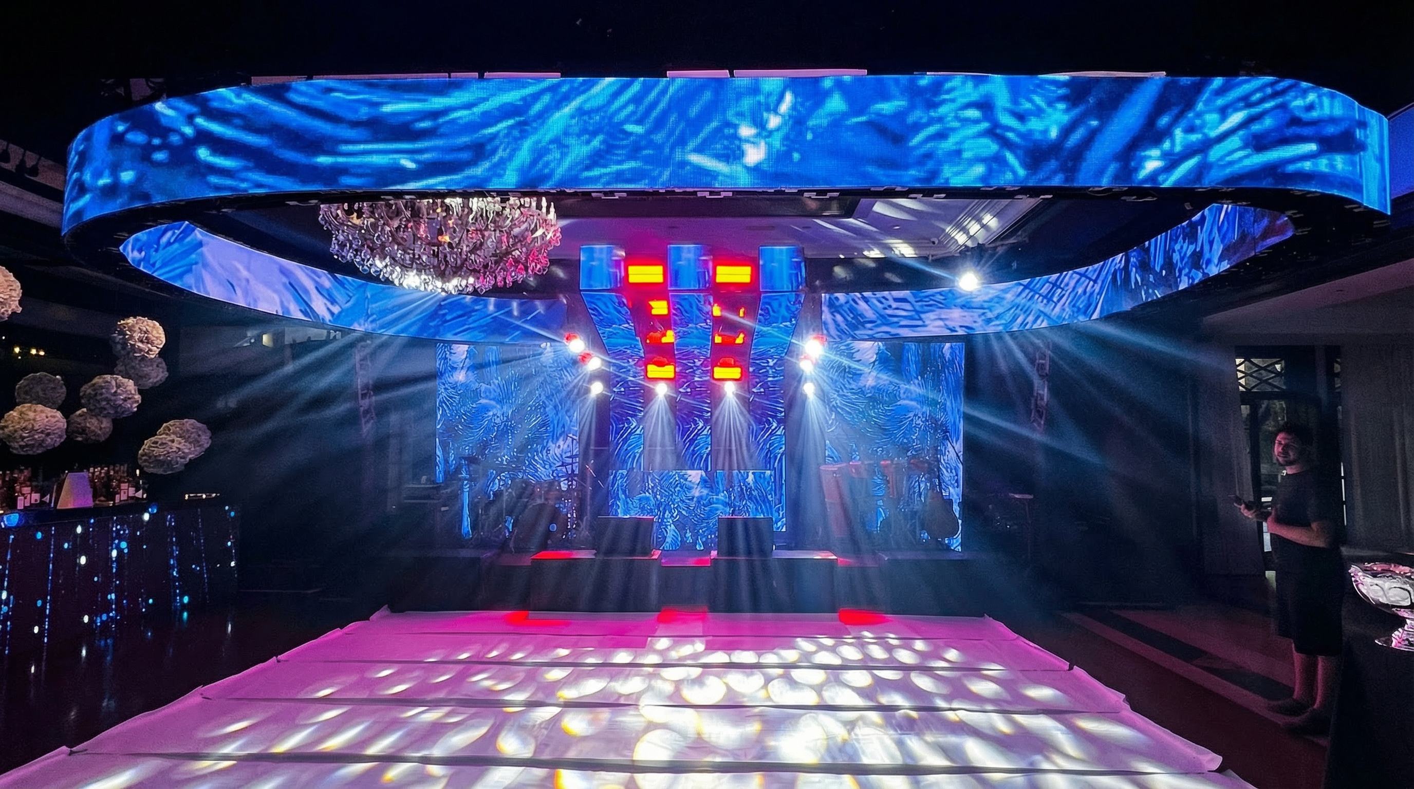 Estrutura LED One em evento